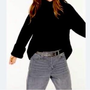 ba&sh black Nagora chunky knit sweater - M